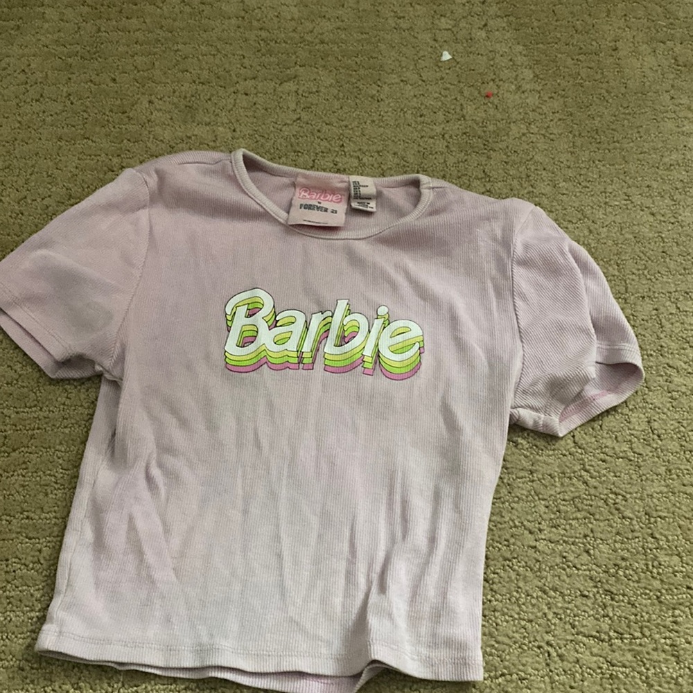 Pink Barbie shirt from forever 21 worn just a few times